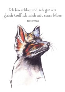 Postkarte Fuchs